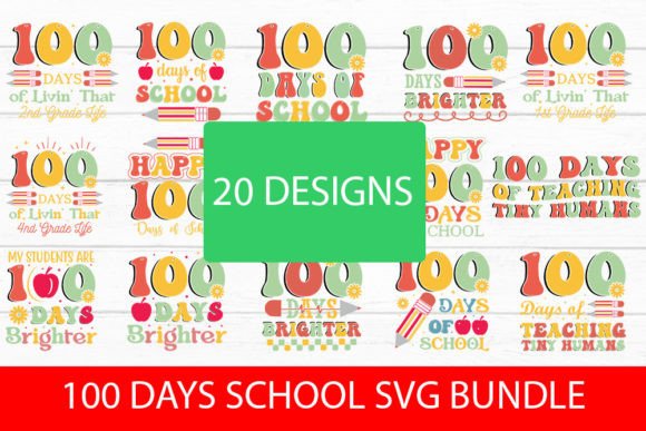 100 School Days Svg Bundle Review