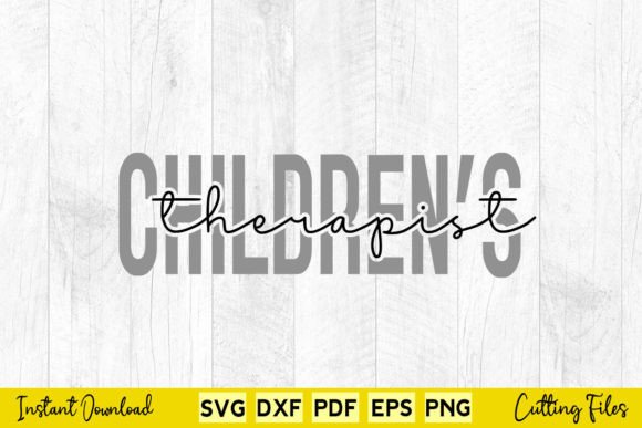 Children s Therapist Svg Png File