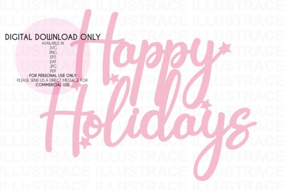 Happy Holidays SVG Cake Topper Review