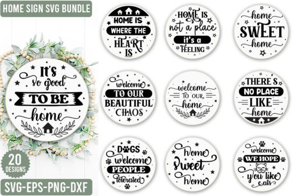 Home Sign SVG Cut Files Bundle Review
