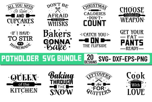 Potholder Svg Bundle Review