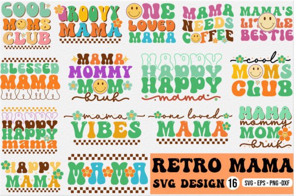 Retro Mama SVG Bundle Review