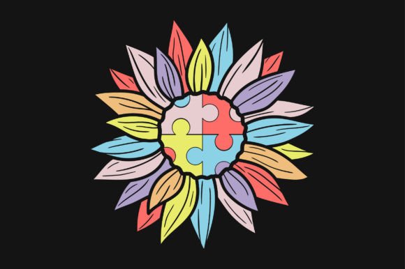 Sunflower Autism SVG Sublimation T-shirt Review