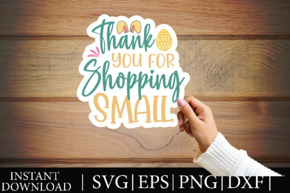 Thank You for Shopping Small, Sticker Review