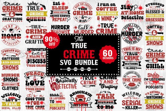 True Crime SVG Cut Files Bundle Review
