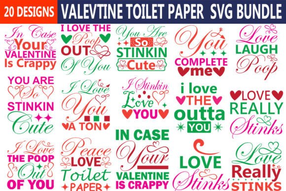 Valentine Toilet Paper Svg Bundle Review