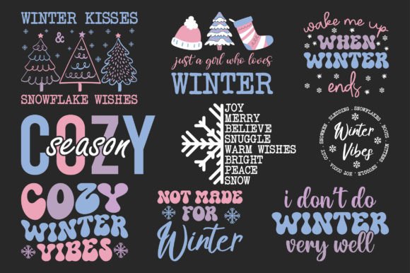 Winter Retro SVG Sublimation Bundle Review