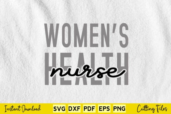 Women s Health Nurse Nursing Svg Review